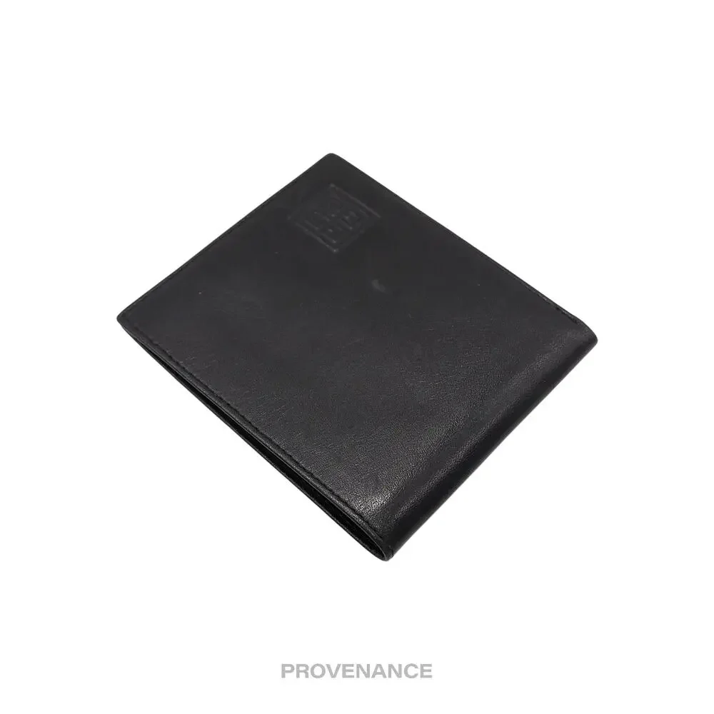 🔴 Givenchy 4G Logo 8CC Bifold Wallet - Monsieur Black Leather